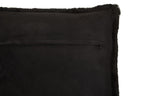 Bosie Black Square Fur Cushion | Lamina