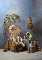 Bosie Mocha Ombre Fur Throw | Lamina