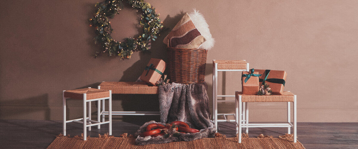 Bosie Mocha Ombre Fur Throw | Lamina
