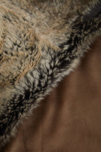 Bosie Mocha Ombre Fur Throw | Lamina