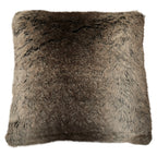 Bosie Mocha Ombre Square Fur Cushion | Lamina