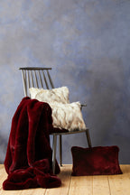 Bosie Natural Fur Square Fur Cushion | Lamina