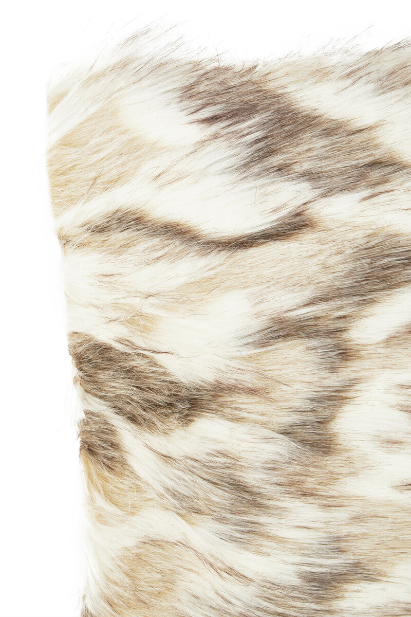 Bosie Natural Fur Square Fur Cushion | Lamina