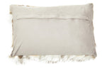 Bosie Natural Rectangular Fur Cushion | Lamina