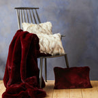 Bosie Natural Rectangular Fur Cushion | Lamina