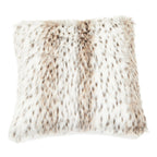 Bosie Animal Print Square Fur Cushion | Lamina