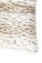 Bosie Animal Print Square Fur Cushion | Lamina