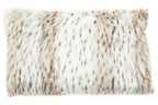 Bosie Animal Print Rectangular Fur Cushion | Lamina
