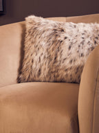 Bosie Animal Print Rectangular Fur Cushion | Lamina
