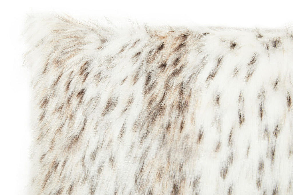 Bosie Animal Print Rectangular Fur Cushion | Lamina