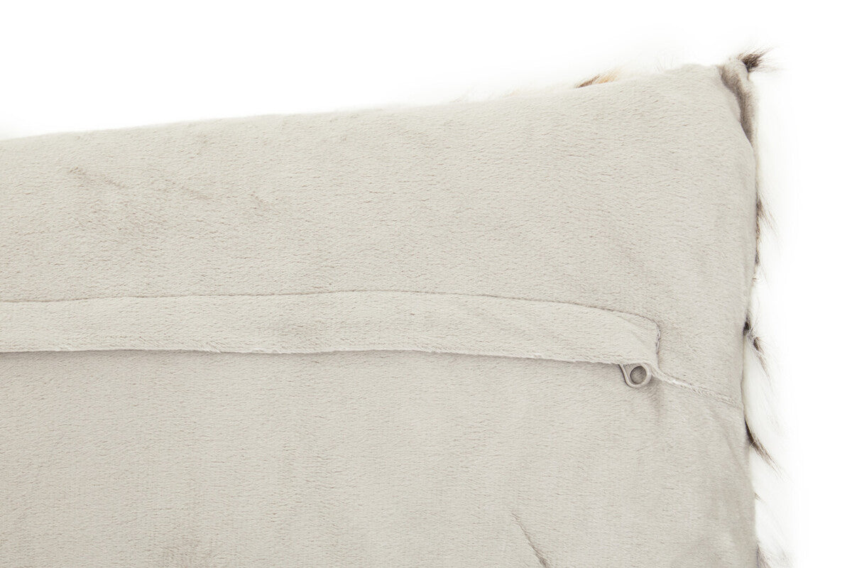 Bosie Animal Print Rectangular Fur Cushion | Lamina