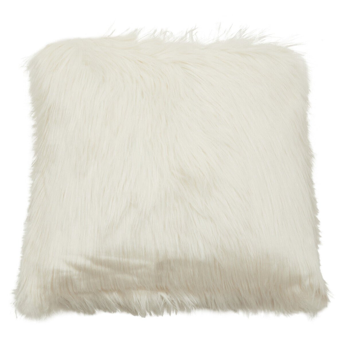 Bosie Cream Square Fur Cushion | Lamina