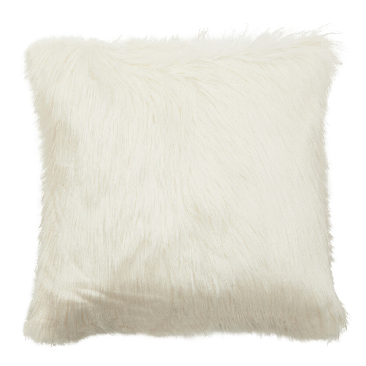 Bosie Cream Square Fur Cushion | Lamina