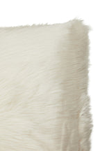 Bosie Cream Square Fur Cushion | Lamina