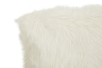 Bosie Cream Square Fur Cushion | Lamina