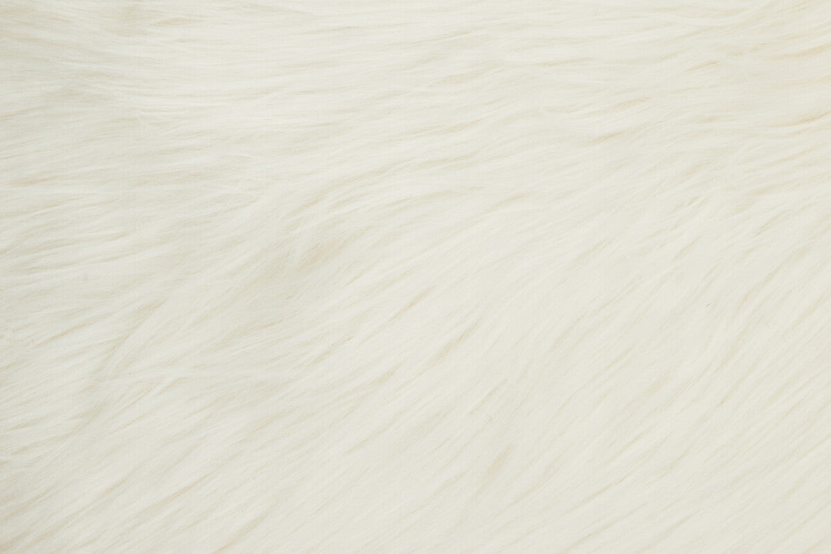 Bosie Cream Square Fur Cushion | Lamina