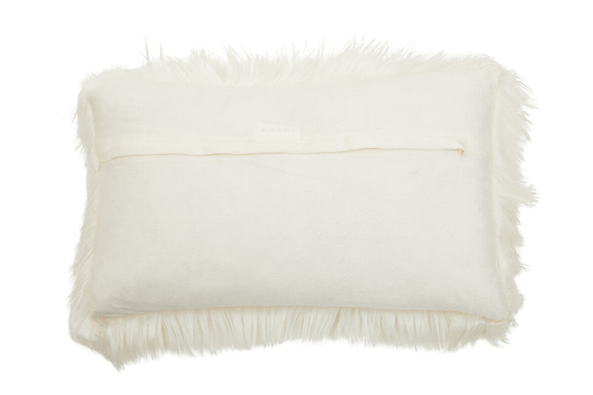 Bosie Cream Fur Cushion | Lamina