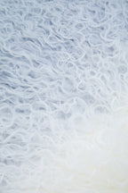 Bosie Real Fur Grey Ombre Square Cushion | Mongolian