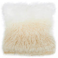 Bosie Real Fur Natural Ombre Square Cushion | Mongolian