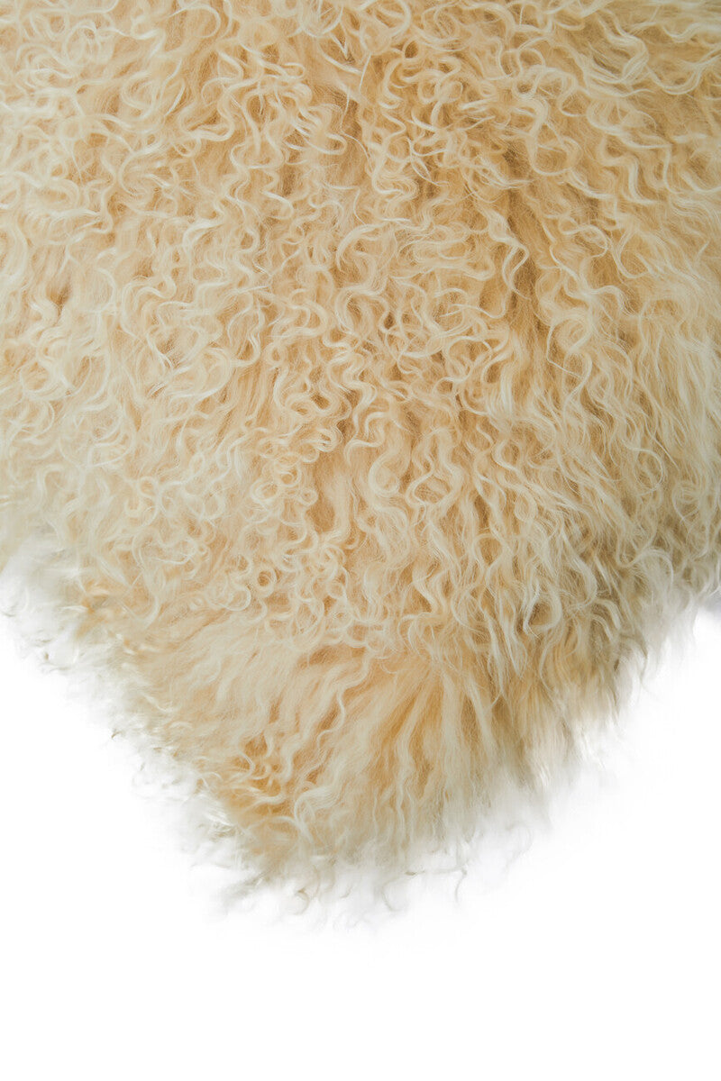 Bosie Real Fur Natural Ombre Rectangular Cushion | Mongolian