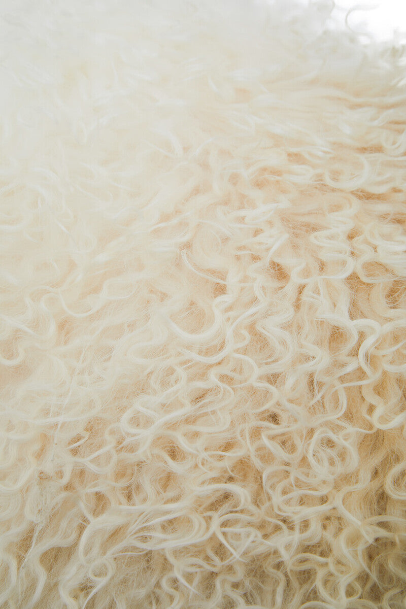 Bosie Real Fur Natural Ombre Rectangular Cushion | Mongolian
