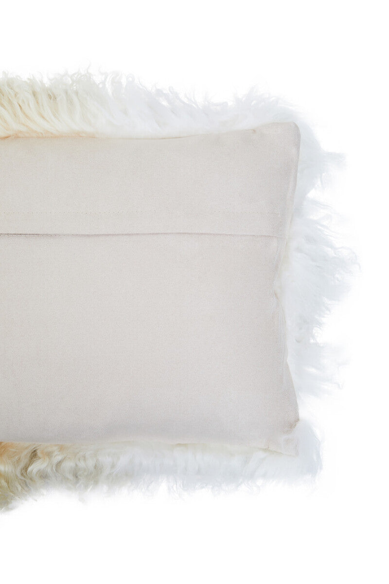 Bosie Real Fur Natural Ombre Rectangular Cushion | Mongolian
