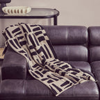 Natural and Black Throw | Bosie Ozella