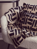 Natural and Black Throw | Bosie Ozella