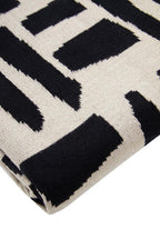 Natural and Black Throw | Bosie Ozella