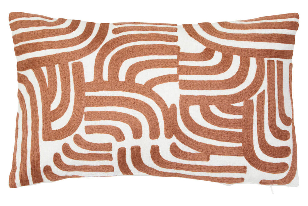 Natural and Terracotta Cushion | Bosie Ozella