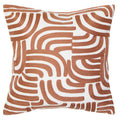 Natural and Terracotta Square Cushion | Bosie Ozella