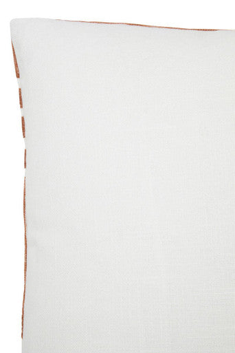 Natural and Terracotta Square Cushion | Bosie Ozella