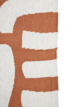 Natural and Terracotta Throw | Bosie Ozella