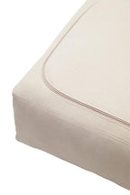 Natural and Black Square Floor Cushion | Bosie Ozella