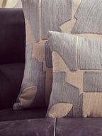 Natural and Grey Square Cushion | Bosie Ozella