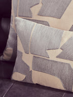 Natural and Grey Square Cushion | Bosie Ozella