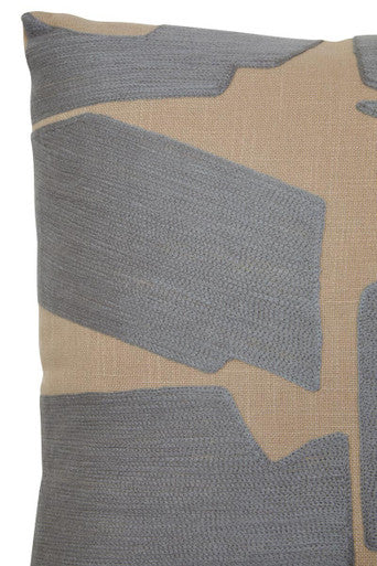 Natural and Grey Square Cushion | Bosie Ozella