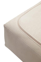 Natural and Grey Square Floor Cushion | Bosie Ozella