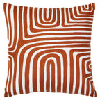 Rust and White Cushion | Bosie Ozella