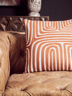 Rust and White Cushion | Bosie Ozella