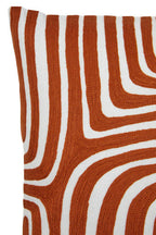 Rust and White Cushion | Bosie Ozella