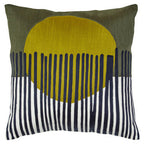 Green and White Cushion | Bosie Ozella