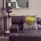 Green and White Cushion | Bosie Ozella