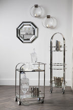 Silver Finish Wall Sconce Candle Holder | Cirqua