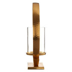 Medium Gold Finish Candle Holder | Cirqua