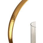 Medium Gold Finish Candle Holder | Cirqua