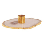 Grey Agate Candle Holder | Bowerbird Agata