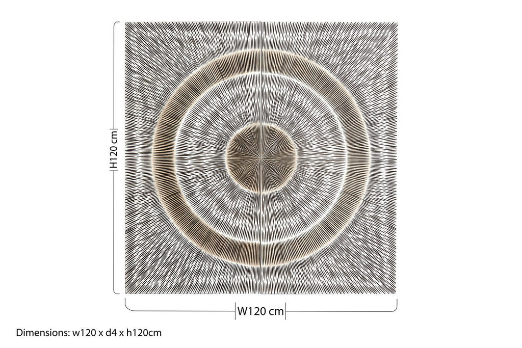 Silver Wood Carving Wall Art | Modello