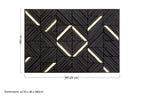 Modello Black Wood Carving Wall Art