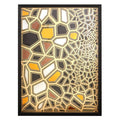 Gold and Black Paper Sculpture Wall Art | Modello